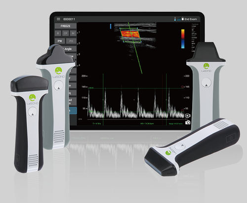 Tragbares Ultraschallgerät - LU700 - US DEFIB MEDICAL TECHNOLOGIES LLC - für Multifunktions-Ultraschall / Schwarz-Weiß / mit Touchscreen