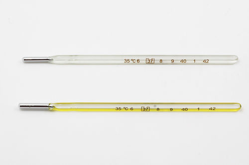 Thermometer für Kliniken - CR.W11 - Wuxi Medcare Instrument Co., Ltd. - Quecksilber / oral / mit fester Spitze