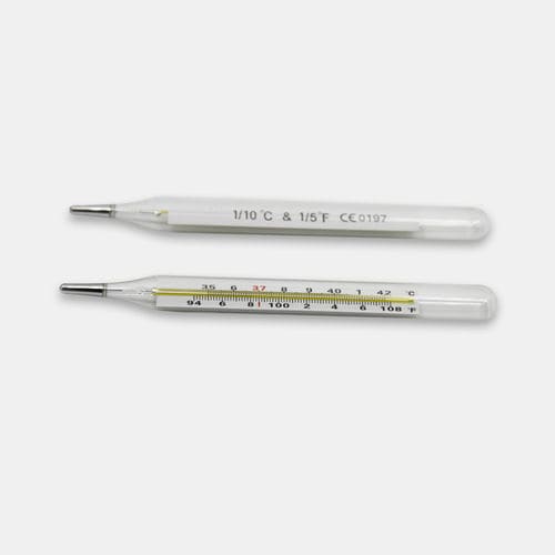 Thermometer für Kliniken - CR.W23 - Wuxi Medcare Instrument Co., Ltd. - Quecksilber / Achsel / mit fester Spitze