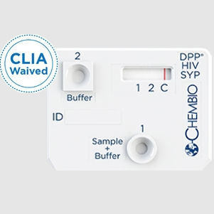 Syphilis-Schnelltest - DPP® - Chembio Diagnostic Systems, Inc. - HIV / Treponema pallidum / Plasma