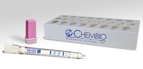 AIDS-Schnelltest - SURE CHECK® - Chembio Diagnostic Systems, Inc. - für Antikörper / HIV / Serum