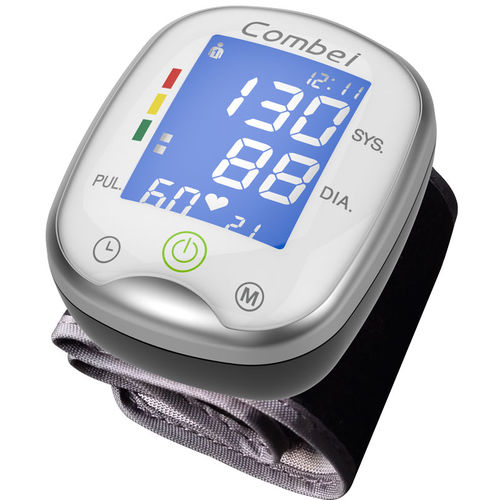 Automatischer Blutdruckmonitor - BP603W - COMBEI TECHNOLOGY CO.,LTD - oszillometrisch / Handgelenk / mit integrierter Manschette