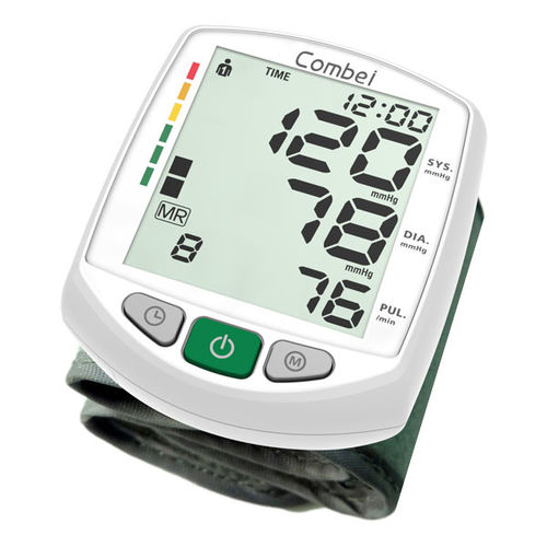 Automatischer Blutdruckmonitor - BP880W - COMBEI TECHNOLOGY CO.,LTD - oszillometrisch / Handgelenk / mit integrierter Manschette
