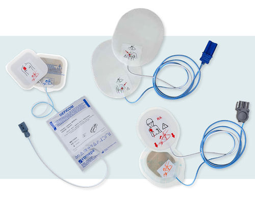 Pad-Defibrillationselektrode - Comepa Industries - Monitoring / strahlendurchlässig