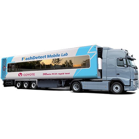 Mobile Krankenstation / Labor - FlashDetect™ - Coyote Bioscience Company  - LKW