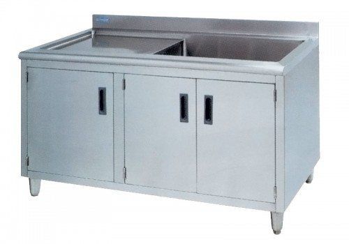 Multifunktionsschrank - D10-101 - DEMERTZI M & Co - für Krankenhaus / mit Waschbecken / Edelstahl