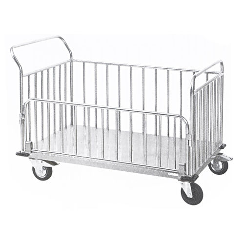 Sackhalterwagen für dreckige Wäsche - D-54 - DEMERTZI M & Co - für Kliniken / Transport / aus Edelstahl