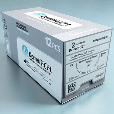 Resorbierbarer Nähfaden - DemeDIOX™ - Demetech - ophthalmische Chirurgie / pädiatrische Gefäßchirurgie