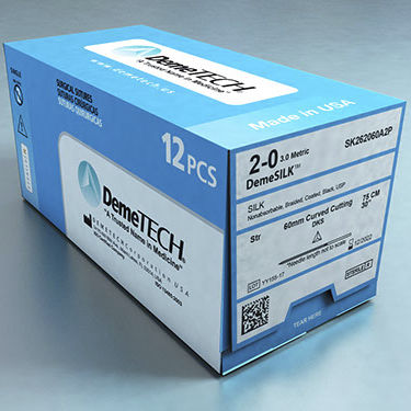 Nicht resorbierbarer Nähfaden - DemeSILK™ - Demetech - Allgemeinchirurgie / ophthalmische Chirurgie