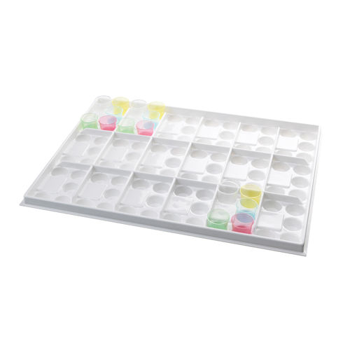 Tablett zur Medikamentenausgabe - J10681 - Hammarplast medical - perforiert