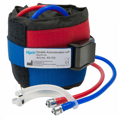 Blutsperremanschette - 45-110 - Hammarplast medical - 2-Schlauch / autoklavierbar / waschbar