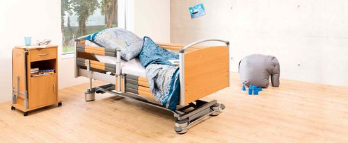 Pflegebett - practico alu plus - Hermann Bock GmbH Pflegebetten und Objekteinrichtung  - für häusliche Krankenpflege / elektrisch / höhenverstellbar