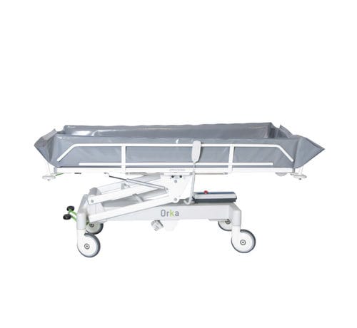 Elektrischer Duschwagen - Orka  - Human Care Group - hydraulisch / für Übergewichtige / für Erwachsene