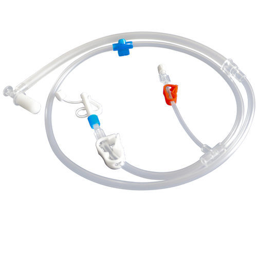 Schlauch zur Hämofiltration - HDIT series - Jianxi Sanxin Medtec Co., Ltd.  - rechtsseitig / elastisch / transparent
