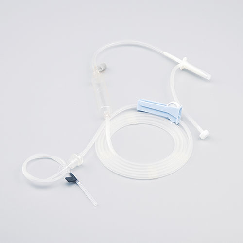 Intravenöses Infusionsset - Jianxi Sanxin Medtec Co., Ltd.  - Polyvinylchlorid / mit Tropfkammer / mit Absperrhahn