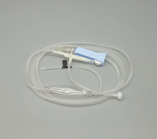 Polyvinylchlorid-Infusionsset - Jianxi Sanxin Medtec Co., Ltd.  - mit Absperrhahn / mit Tropfkammer