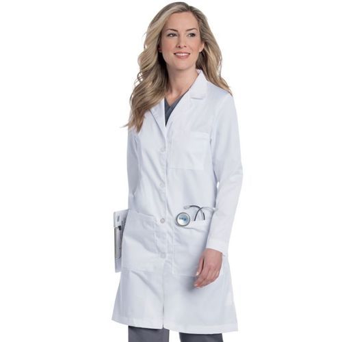 Arztkittel für Frauen - 3153 - Landau Uniforms - aus Polyester / aus Baumwolle / weiß