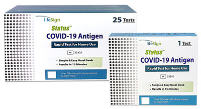 COVID-19-Schnelltest - Status™ - LifeSign PBM - für den Hausgebrauch / Antigene / SARS-COV-2