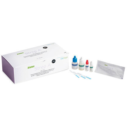 Teststreifen für Infektionskrankheiten - 34130 - LifeSign PBM - Antigene / A-Streptokokken / Rachenraum