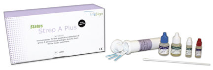 Schnelltest für Infektionskrankheiten - Status Strep A Plus - LifeSign PBM - Antigene / A-Streptokokken / Rachenraum