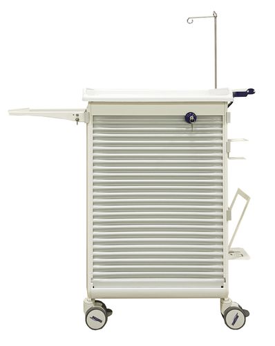 Pflegewagen - Nursing trolley - MATTTEO - mit Infusionsständer / modular