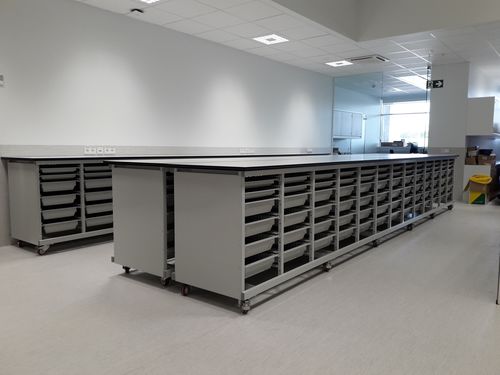 Modulares Regal - MODUL-IT ISO 4 - MATTTEO - für Körbe / für Behälter / mit Fächern