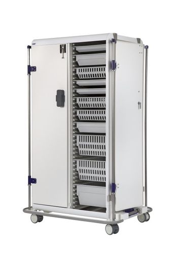 Mehrzweckwagen - Transport trolley/ 2 door / modular - MATTTEO - für Transport / mit Regal / 2-türig