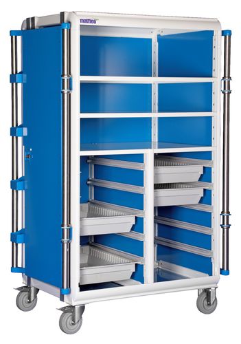 Transportwagen - MODU-FLEX. - MATTTEO - mit Regal / 2-türig / modular