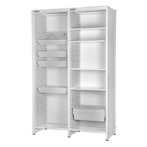 Modulares Regal - 128060-000001 - MATTTEO - für Behälter / für Körbe / Aluminium
