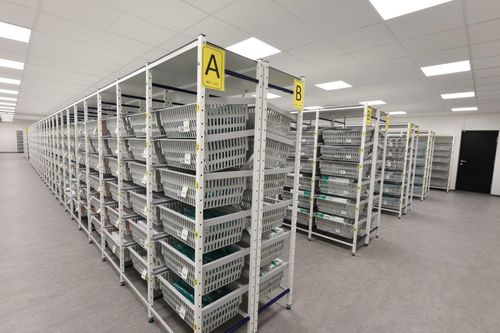 Modulares Regal - MODUL-iT  - MATTTEO - für Behälter / für Körbe / für Apotheken