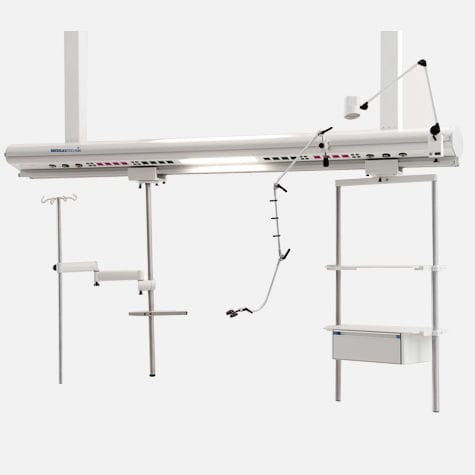 Deckenmontierter Verteilerbalken - MEDGAS-TECHNIK GmbH Medical-Technology - für Intensivpflege / modular