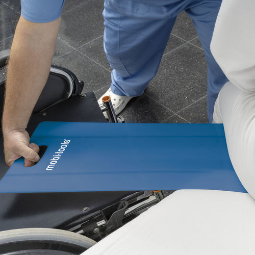 Transfer-Brett / für Behinderte - Mobi-tools® Glide - Medicare System - von Bett zu Sessel / Gleit / liegende bis sitzende Position