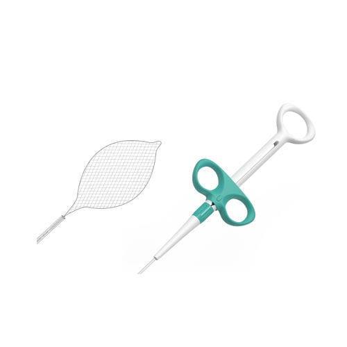 Fangkörbchen zur Extraktion von Fremdkörpern in den Atemwegen - VeriEndo®  - Promisemed Medical Devices - Netzmaterial