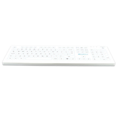 Medizinische Tastatur / mit Ziffernblock - 50500100 - Purekeys - Silikon / kabellos / USB