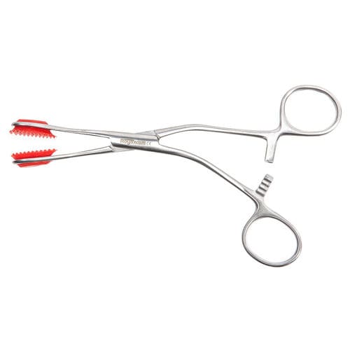 Chirurgische Klemme - R-MEI-TC-01 - ROYAX - zum Greifen / Zungen / Edelstahl
