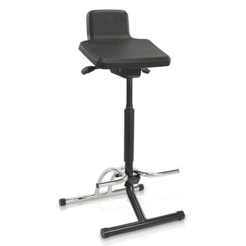 Hocker für Gesundheitseinrichtungen - Steady - Score BV - drehbar / zusammenklappbar / mit Rückenlehne