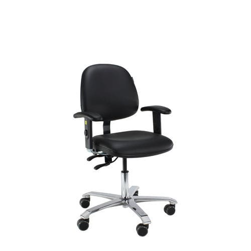 Laborstuhl - Ergo 2300 - Score BV - mit Armlehnen / auf Rollen / ergonomisch