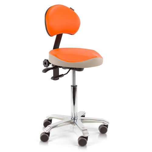 Hocker für Gesundheitseinrichtungen - 6311 ergo shape - Score BV - medizinisch / höhenverstellbarer / auf Rollen