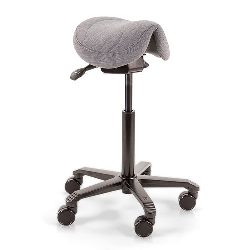 Hocker für Gesundheitseinrichtungen - Office Amazone - Score BV - höhenverstellbarer / auf Rollen / sattelförmig