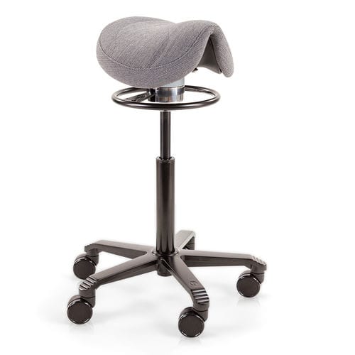 Hocker für Gesundheitseinrichtungen - Office Amazone Balance - Score BV - höhenverstellbarer / auf Rollen / sattelförmig