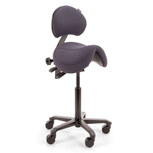 Hocker für Gesundheitseinrichtungen - Office Jumper  - Score BV - höhenverstellbarer / auf Rollen / mit verstellbarer Rückenlehne
