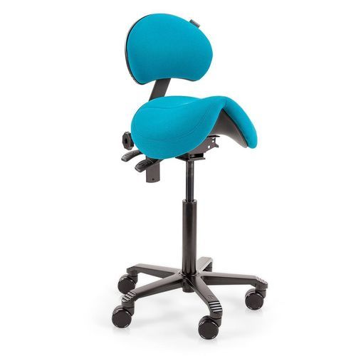 Hocker für Gesundheitseinrichtungen - Office Jumper - Score BV - höhenverstellbarer / drehbar / auf Rollen