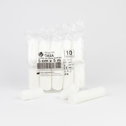 Polyester-Mullbinde - Vendari GASA - Calvo Izquierdo - Viskose / hypoallergen