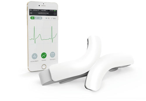 Wearable-Patientenmonitor - QardioCore - Qardio - Temperatur / EKG / für Intensivpflege