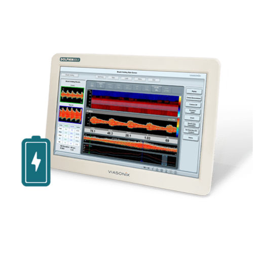 Transkranieller Doppler - DOLPHIN/MAX - Viasonix - Tisch / mit Touchscreen / mit Emboliedetektion