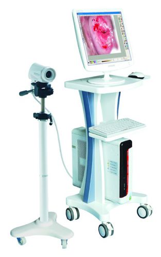 Videokolposkop - LEO-2100I  - Xuzhou Leo Medical Equipments - auf Wagen