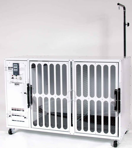 Modularer Tierkäfig - F500 - Edemco Dryers - mit Trockner