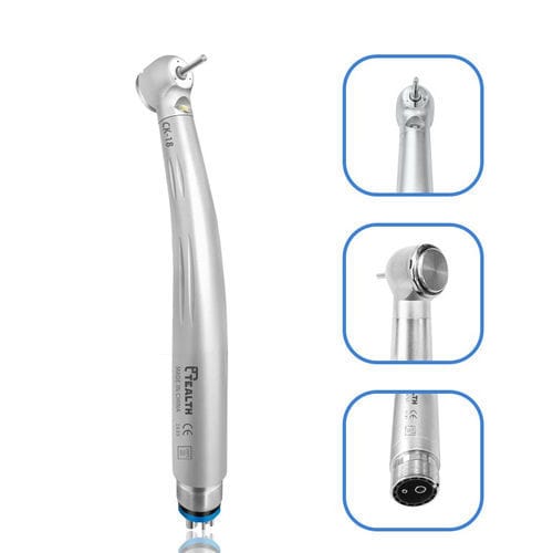 Dental-Turbine - CK 18 - Tealth Foshan Medical Equipment Co.,Ltd - mit Luftmotor / mit Drucktaste / Edelstahl