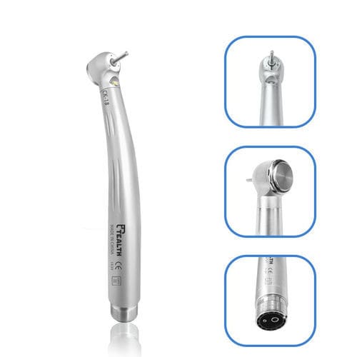 Dental-Turbine - CK-18-B2 - Tealth Foshan Medical Equipment Co.,Ltd - mit Luftmotor / mit Drucktaste / Edelstahl