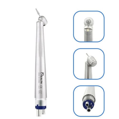 Dental-Turbine - CK45L - Tealth Foshan Medical Equipment Co.,Ltd - mit Luftmotor / 45° / mit Drucktaste